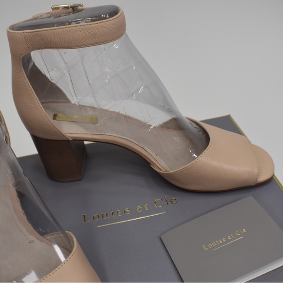 Louise Et Cie Kamisa Nude Leather Heels US 10M - Picture 12 of 13